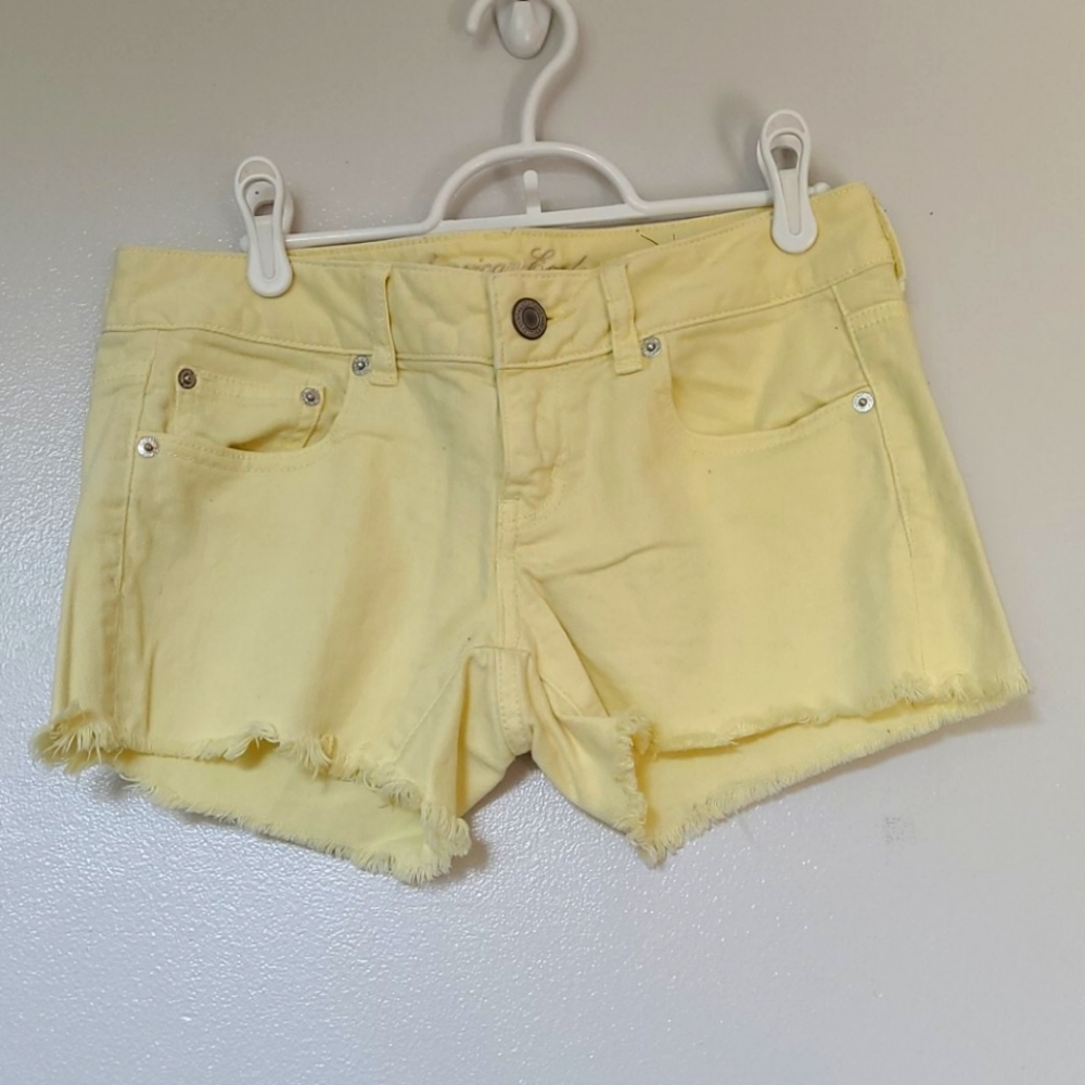 Yellow American Eagle Shorts